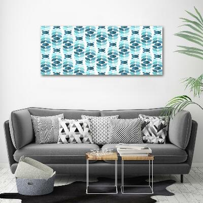 Wall art on glass Geometric background