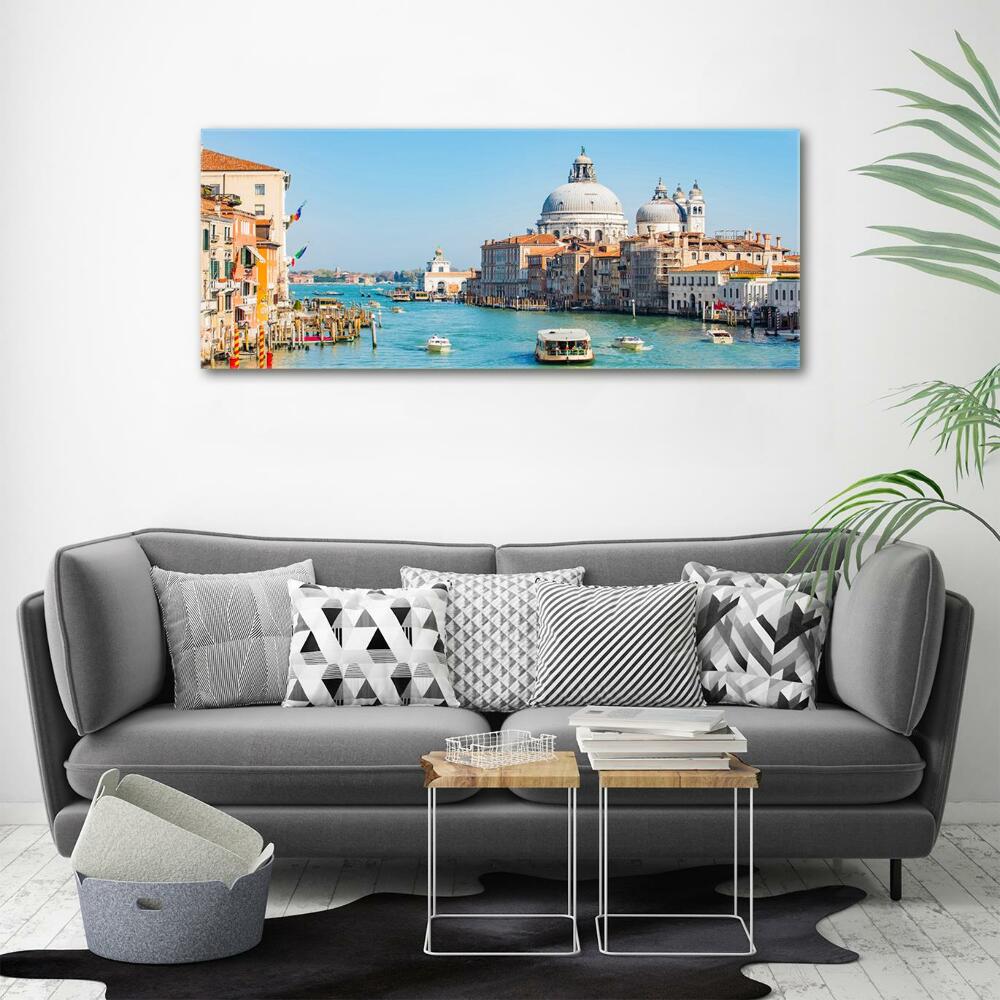 Glass picture wall art Venice italy