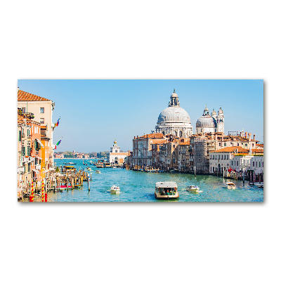 Glass picture wall art Venice italy