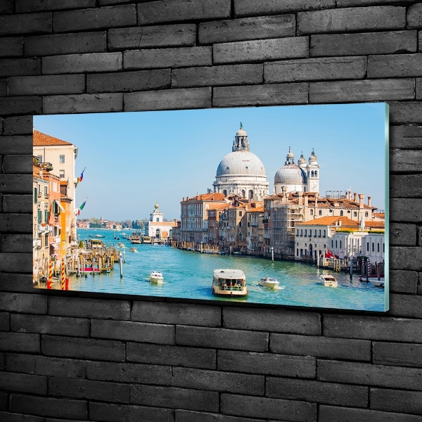 Glass picture wall art Venice italy