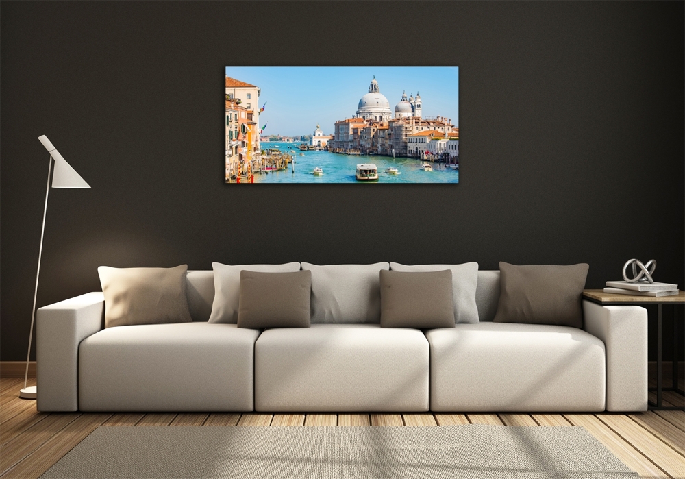 Glass picture wall art Venice italy