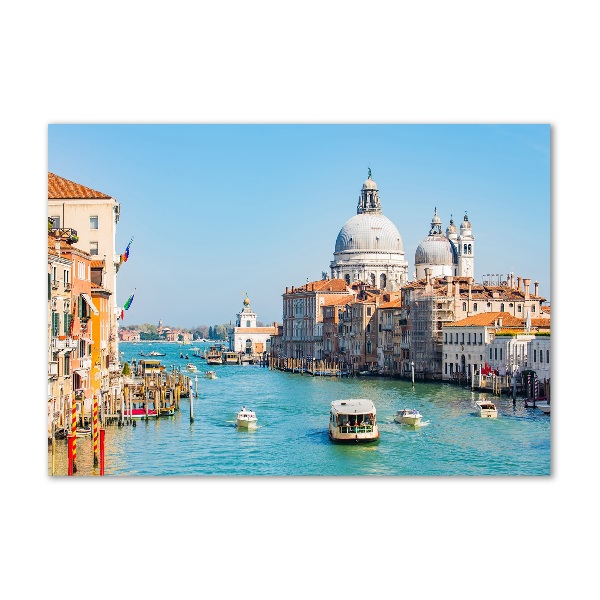 Glass picture wall art Venice italy