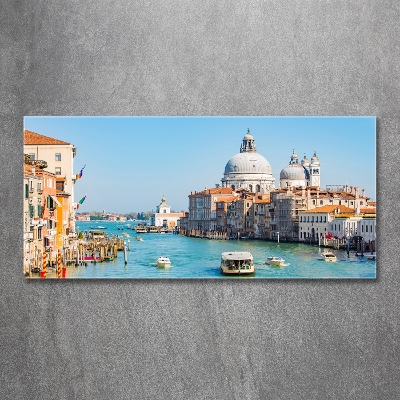 Glass picture wall art Venice italy