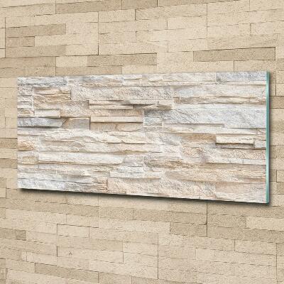 Glass wall art Brick wall