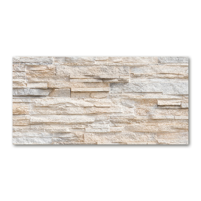 Glass wall art Brick wall