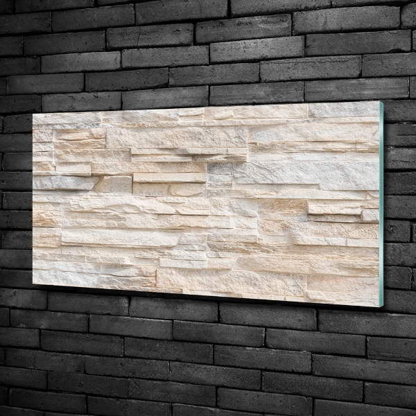 Glass wall art Brick wall