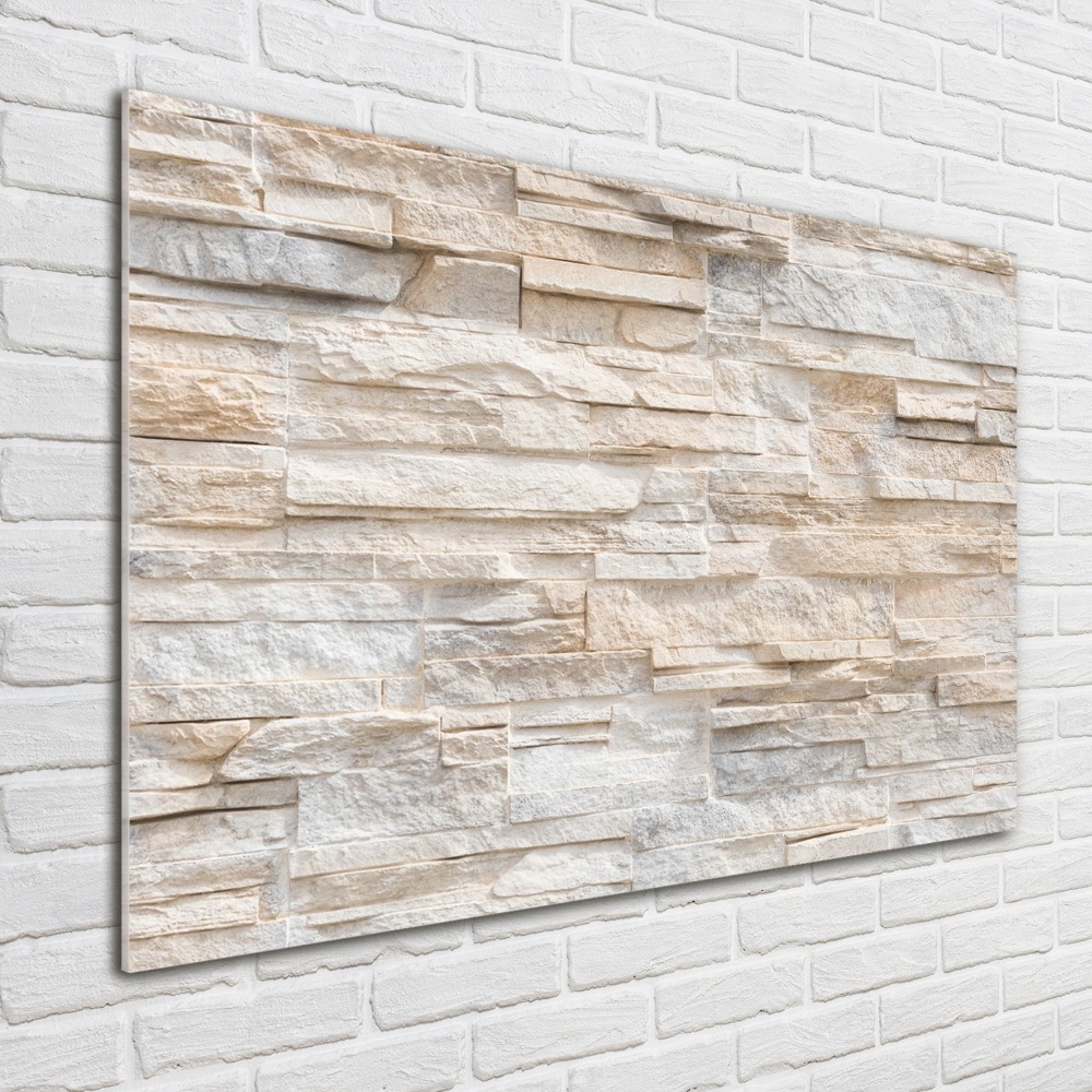 Glass wall art Brick wall