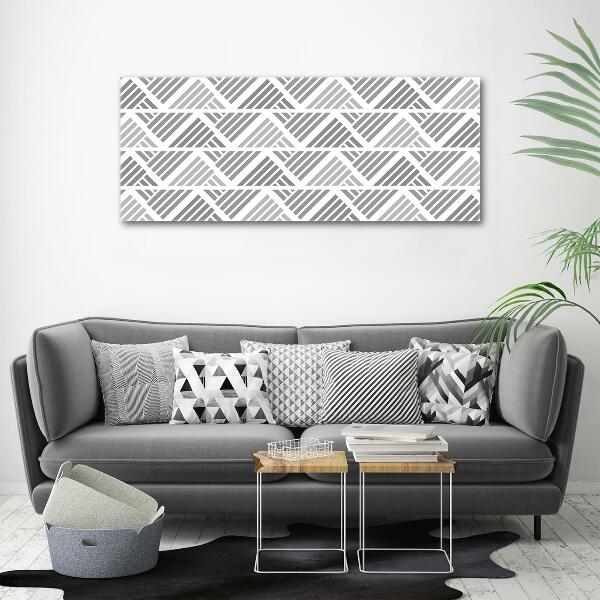 Glass wall art Geometric background