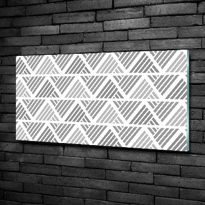 Glass wall art Geometric background