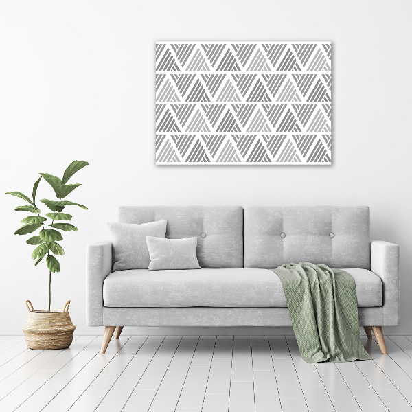 Glass wall art Geometric background