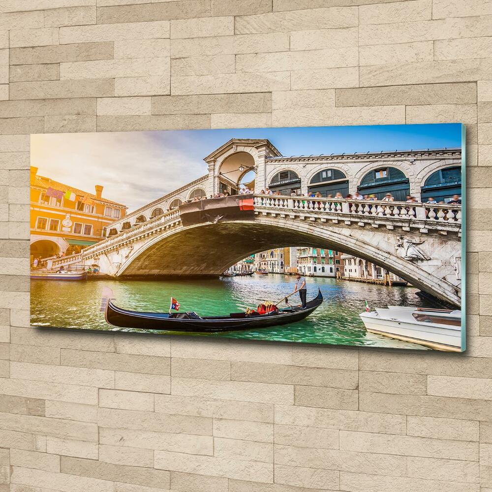 Printed glass wall art Venice italy