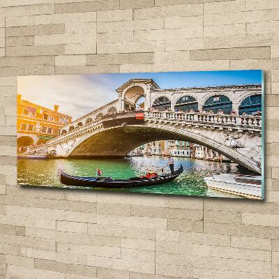 Printed glass wall art Venice italy