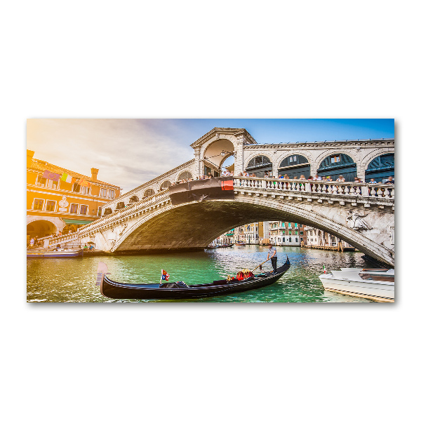 Printed glass wall art Venice italy