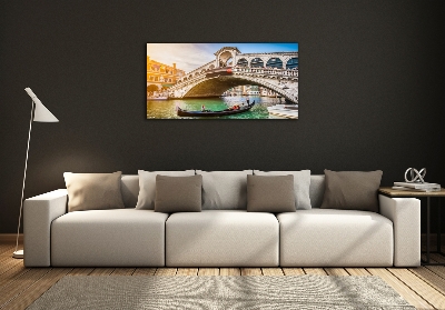 Printed glass wall art Venice italy