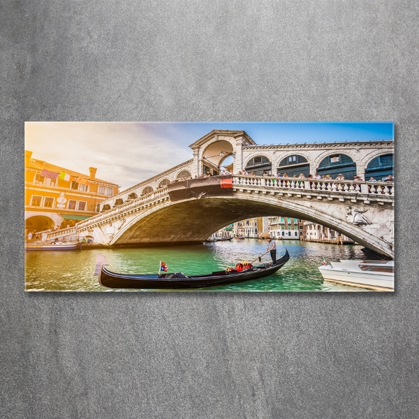 Printed glass wall art Venice italy