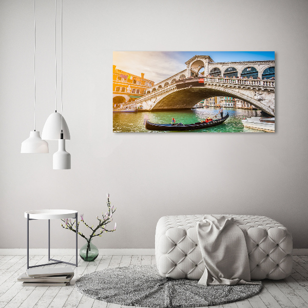 Printed glass wall art Venice italy