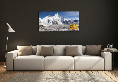 Photo printed on glass Mount everest