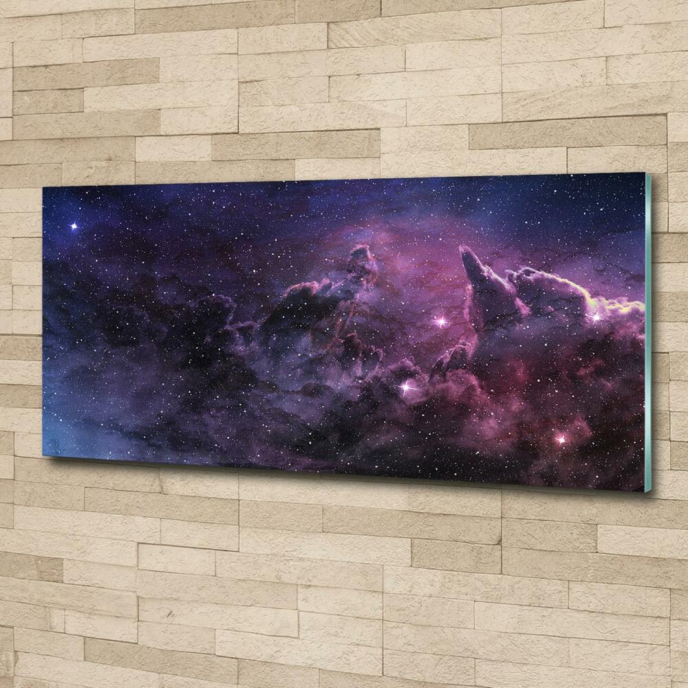 Photo printed on glass Nebula