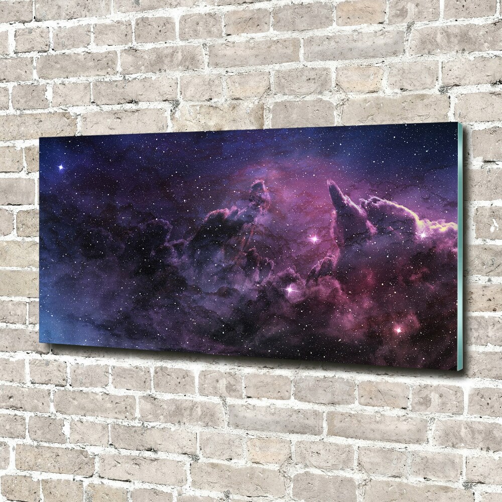 Photo printed on glass Nebula