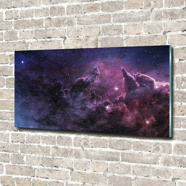 Photo printed on glass Nebula