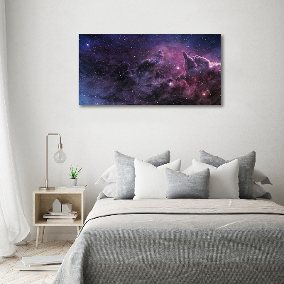 Photo printed on glass Nebula