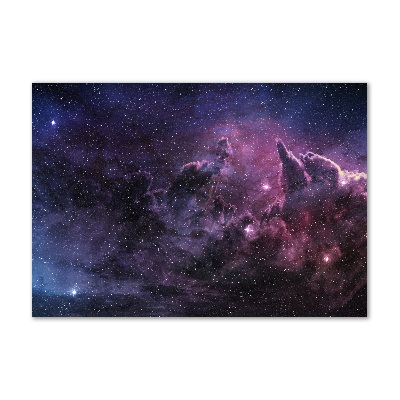 Photo printed on glass Nebula