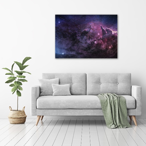 Photo printed on glass Nebula