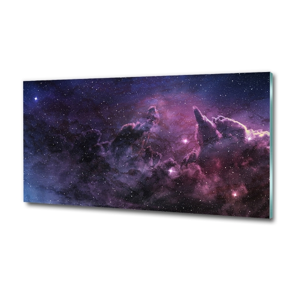 Photo printed on glass Nebula