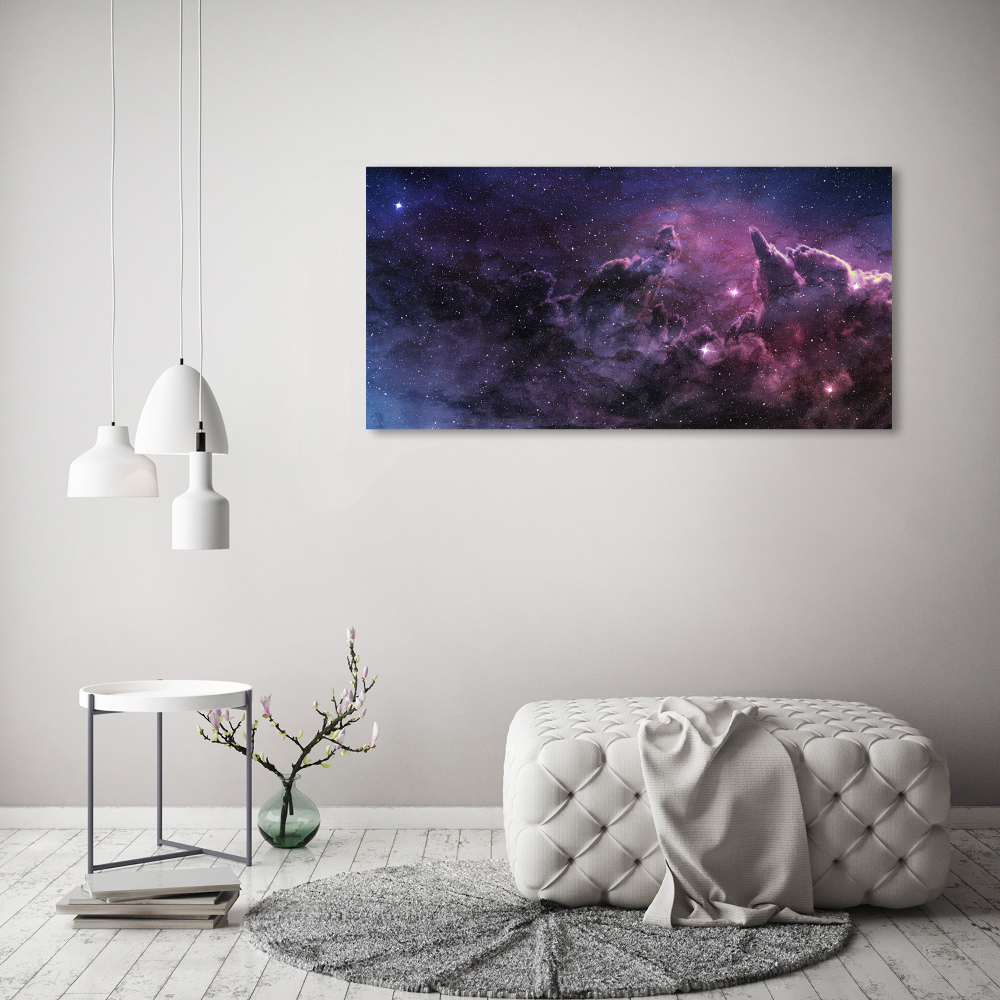 Photo printed on glass Nebula