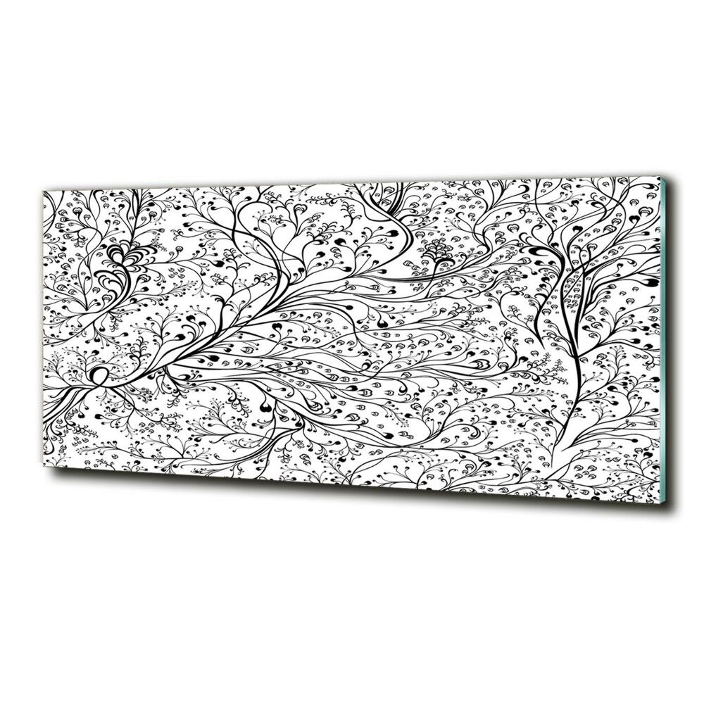 Glass art picture Loved branches