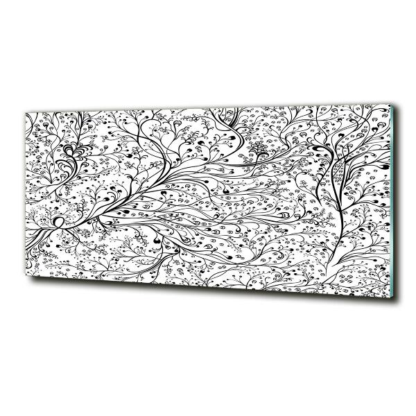 Glass art picture Loved branches