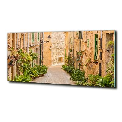 Glass picture wall art Historic streets