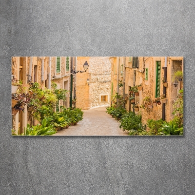 Glass picture wall art Historic streets