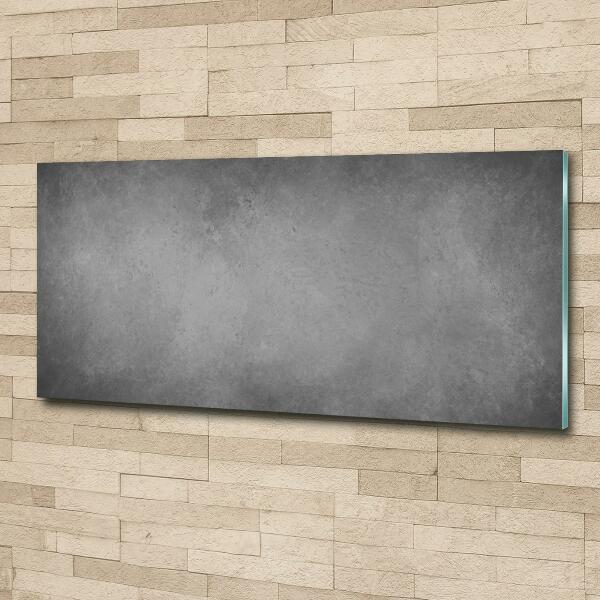 Glass wall art Concrete background