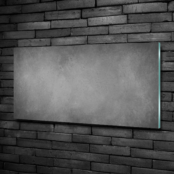 Glass wall art Concrete background