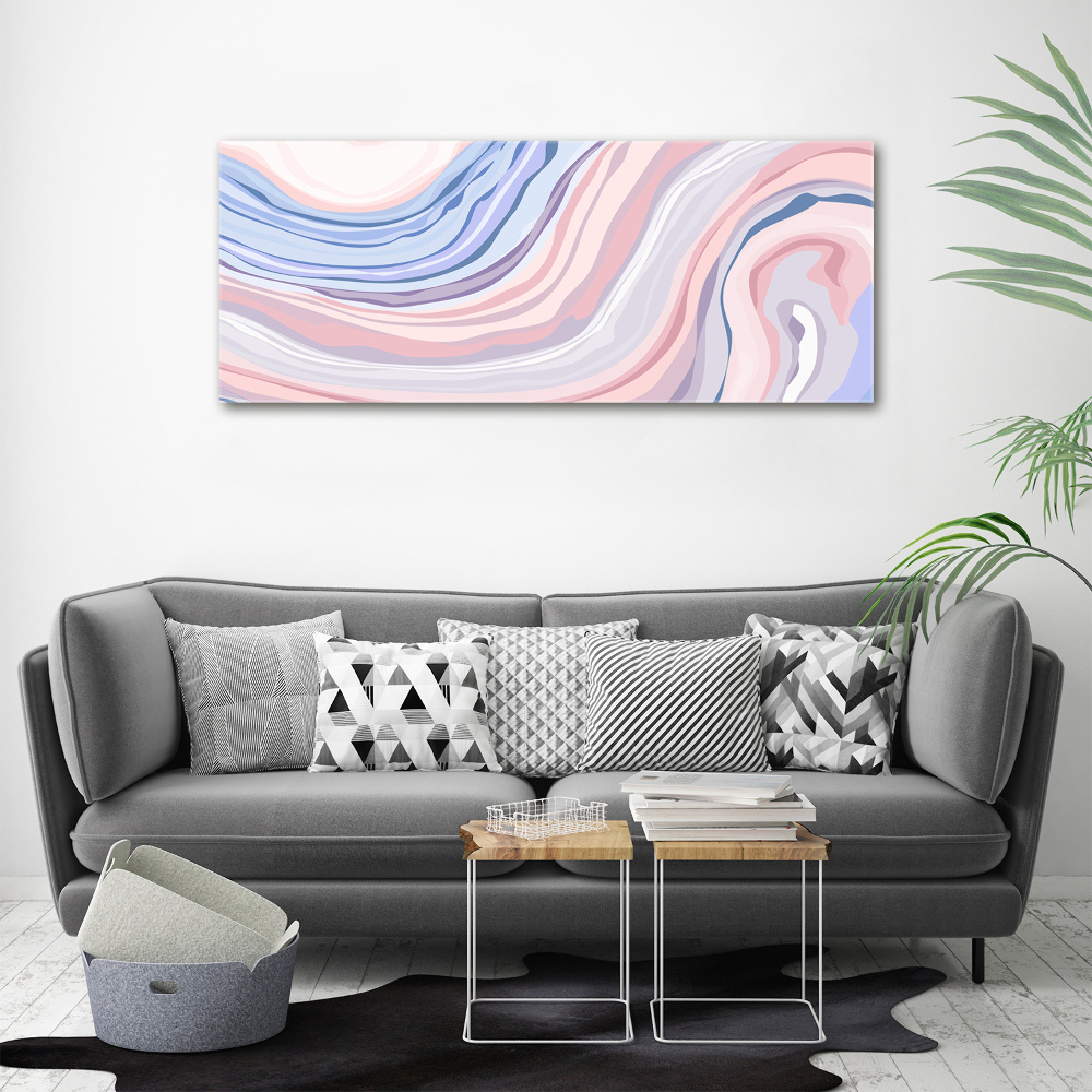 Photo printed on glass Wave abstraction