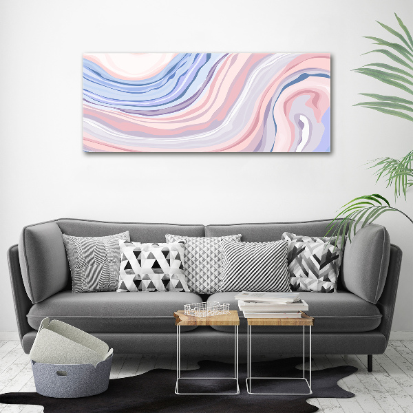 Photo printed on glass Wave abstraction