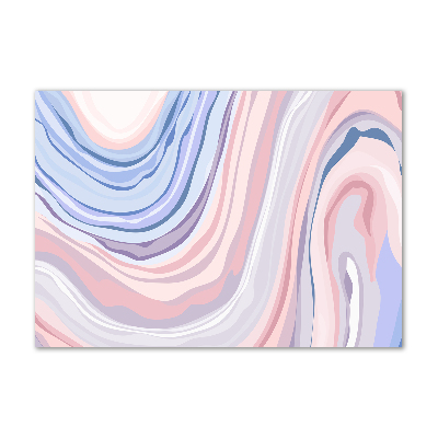 Photo printed on glass Wave abstraction