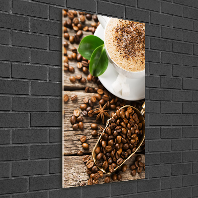 Glass wall art Coffee