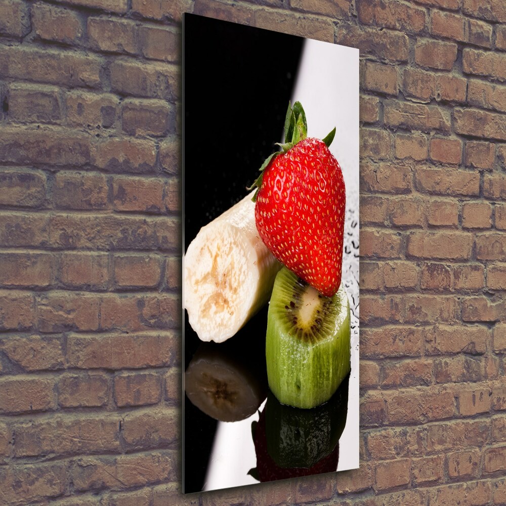 Glass wall art Fruit