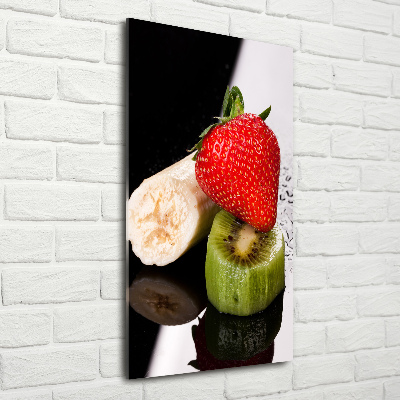 Glass wall art Fruit