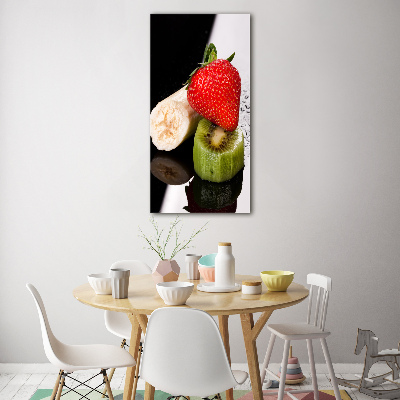 Glass wall art Fruit