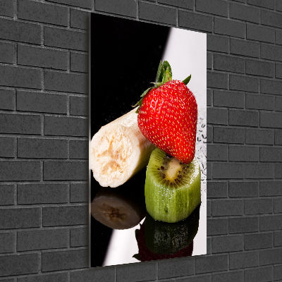 Glass wall art Fruit