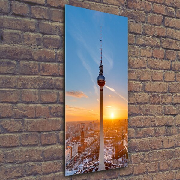 Print on a a glass Television tower