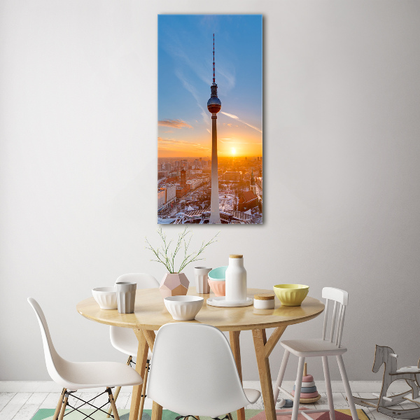 Print on a a glass Television tower