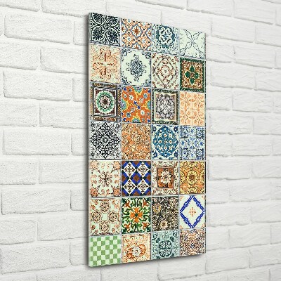 Wall art on glass Ceramic tiles