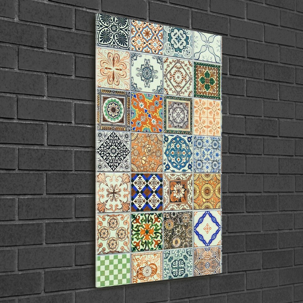 Wall art on glass Ceramic tiles