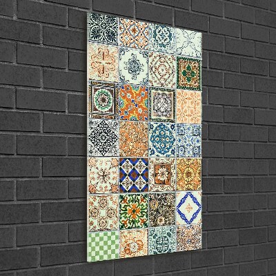 Wall art on glass Ceramic tiles