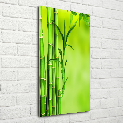 Glass wall art Bamboo