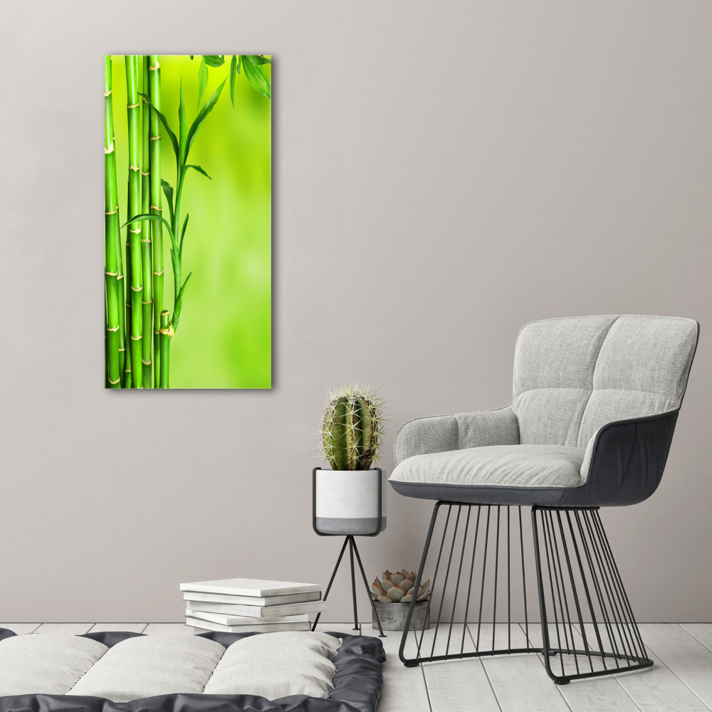 Glass wall art Bamboo